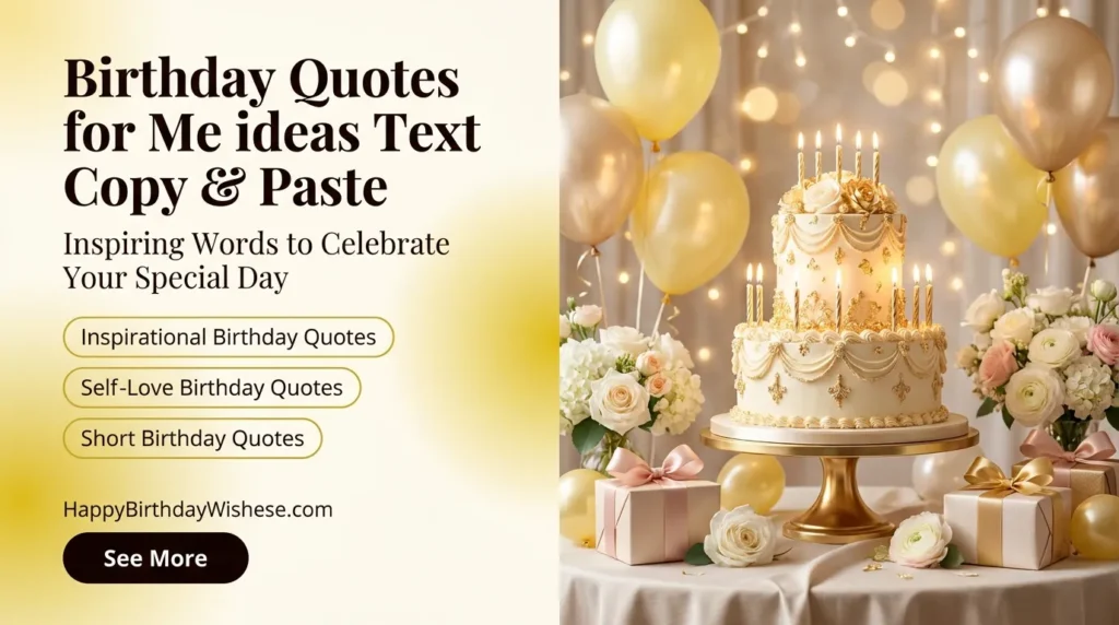 Birthday Quotes for Me
