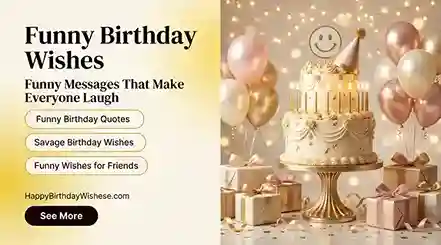 Happy Birthday Wishes: 200+ Best Messages, Quotes & Captions for Everyone (2026) 3 Funny Birthday Wishes