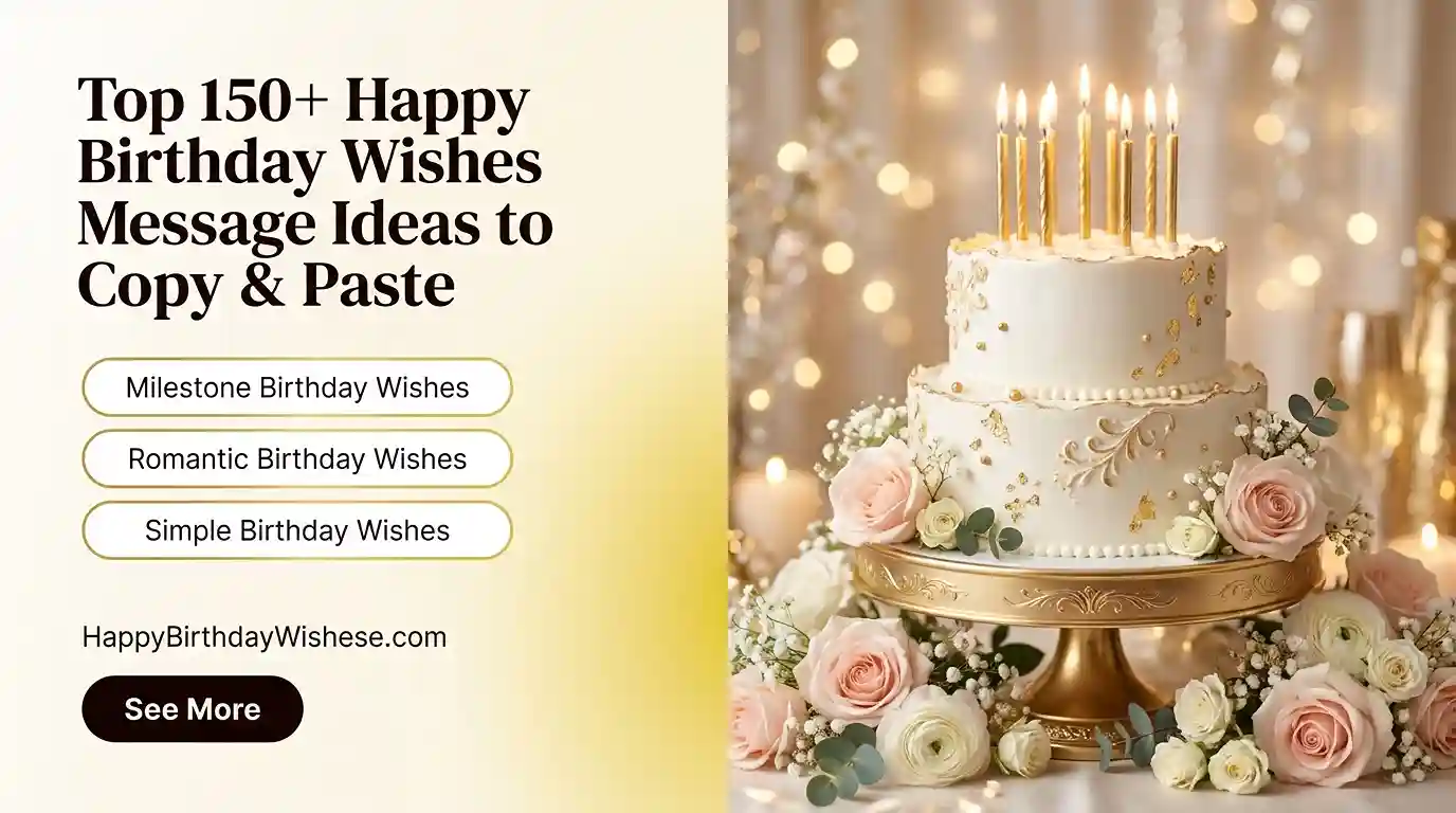 Happy Birthday Wishes Message Ideas