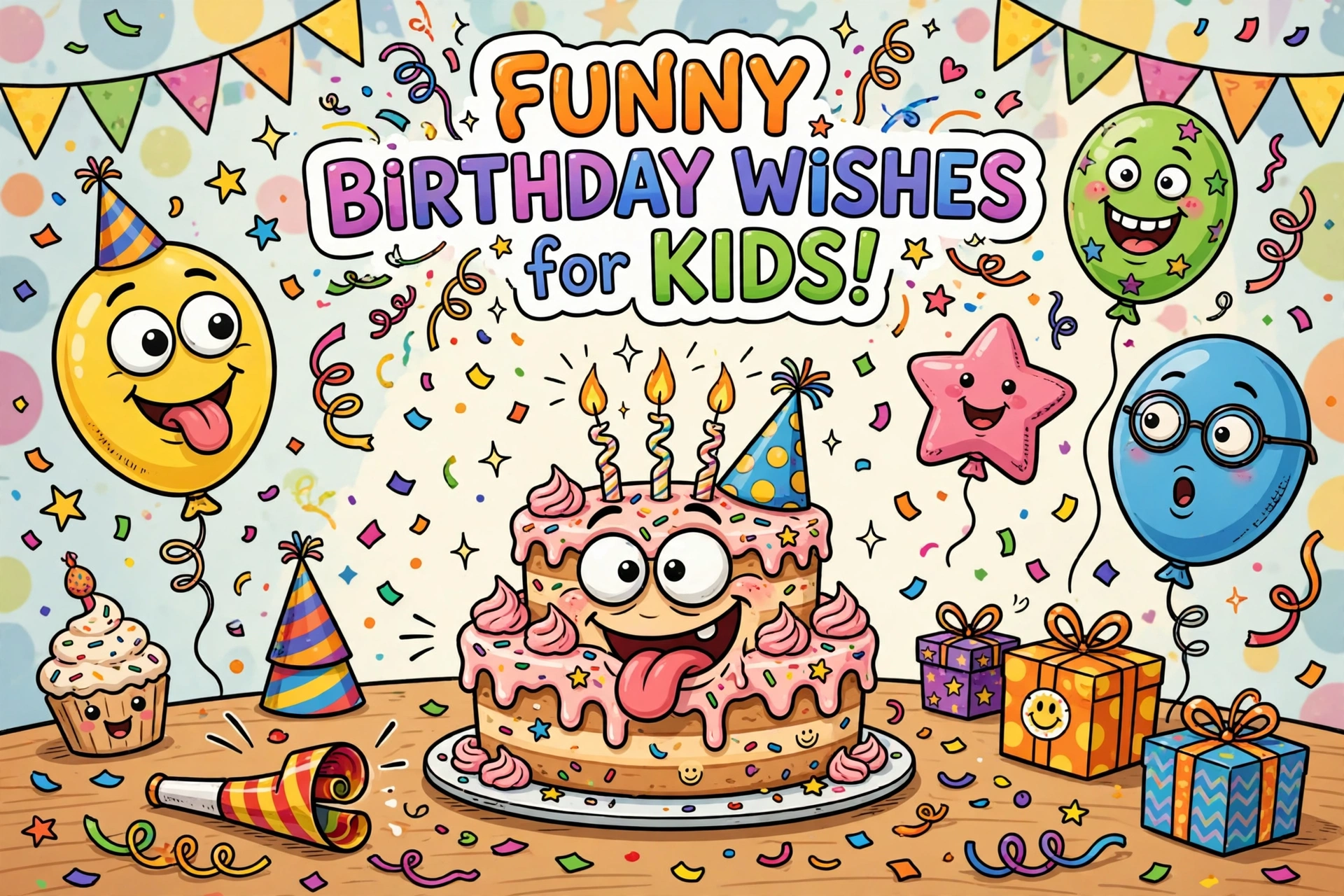 Funny Birthday Wishes for Kids
