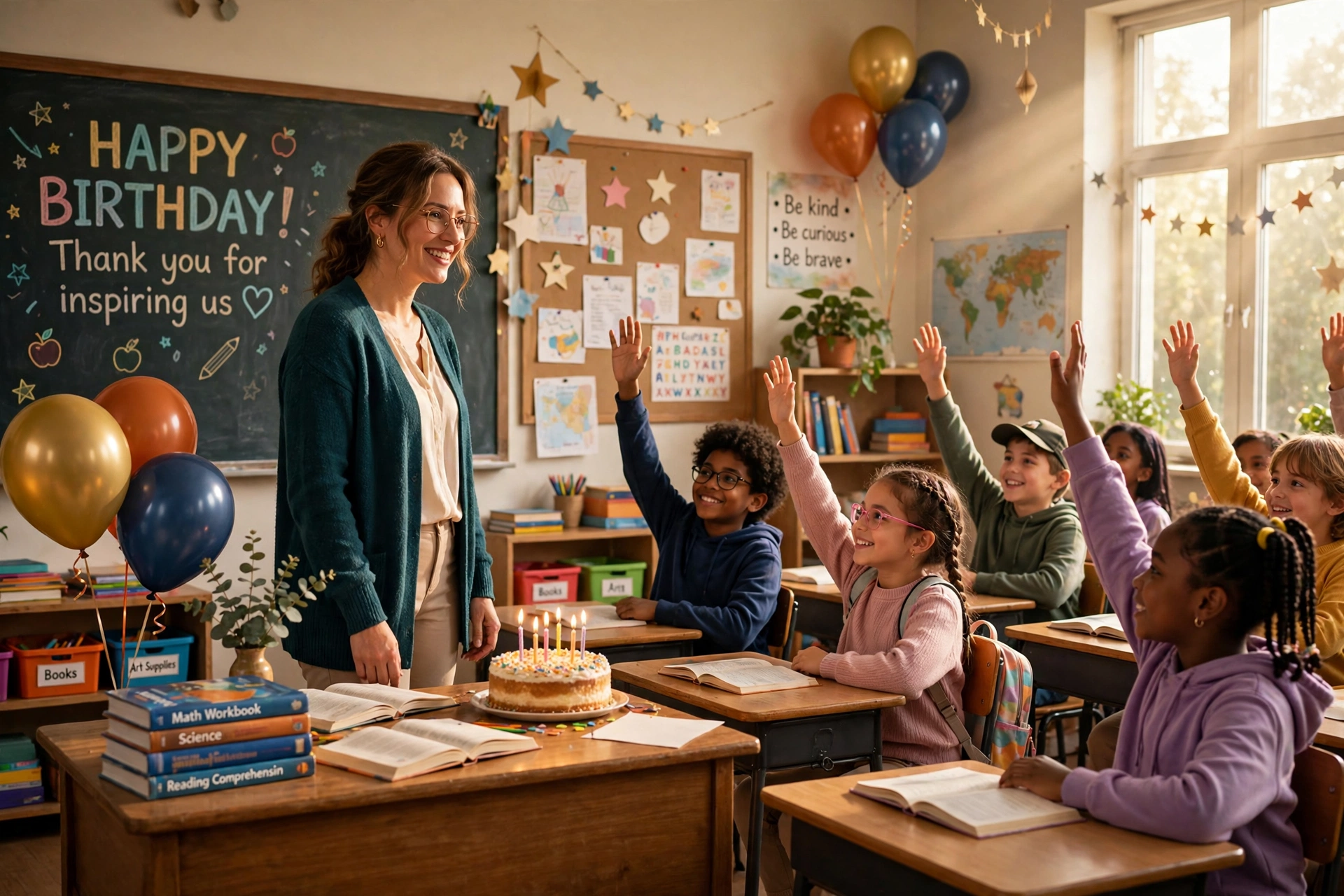 Inspirational Birthday Wishes for Teacher